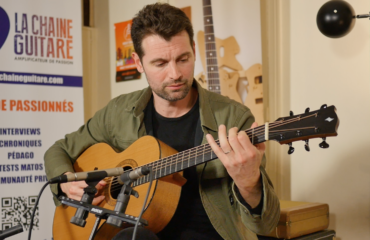 Samuel Strouk présente ses Nouveaux Mondes guitare à la main et son appli Music In