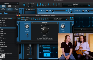 Construire un son de guitare dans Axiom de Blue Cat Audio, émulateur d'ampli et d'effets