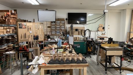 Visite atelier du luthier Isaac Jang dans le quartier Alhambra de Los Angeles