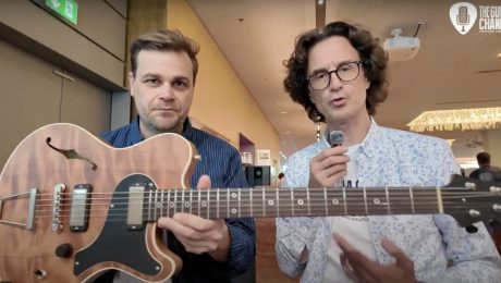 Adam Miller au Guitar Summit avec une Nouvelle Guitare Nik Huber
